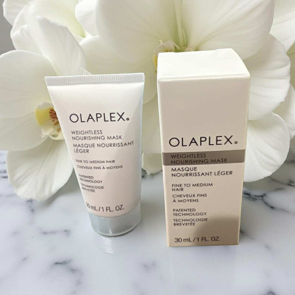 OLAPLEX Weightless Nourishing Hair Mask For Fine To Medium Hair 1 oz Free Sample